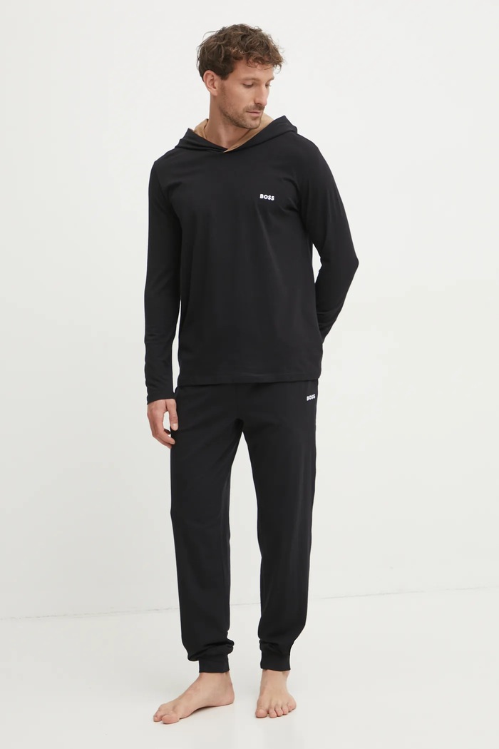 BOSS Longsleeve lounge Mix&Match LS-Shirt H 50515306 negru SS26