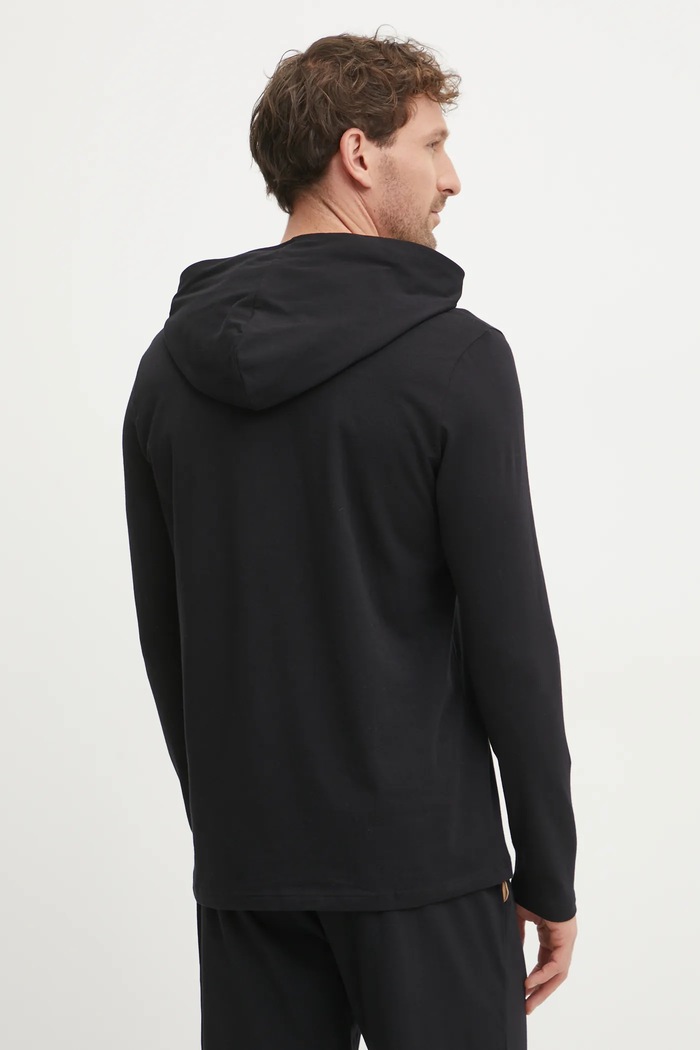 Îmbrăcăminte BOSS Longsleeve lounge Mix&Match LS-Shirt H 50515306 negru