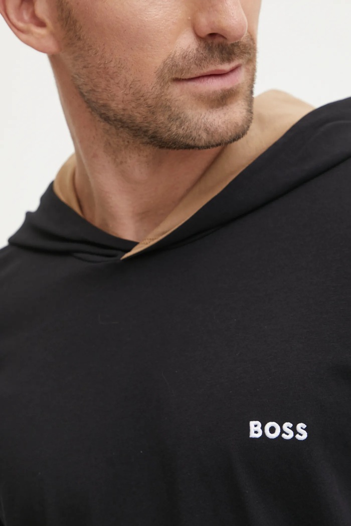 Longsleeve lounge Mix&Match LS-Shirt H BOSS negru 50515306