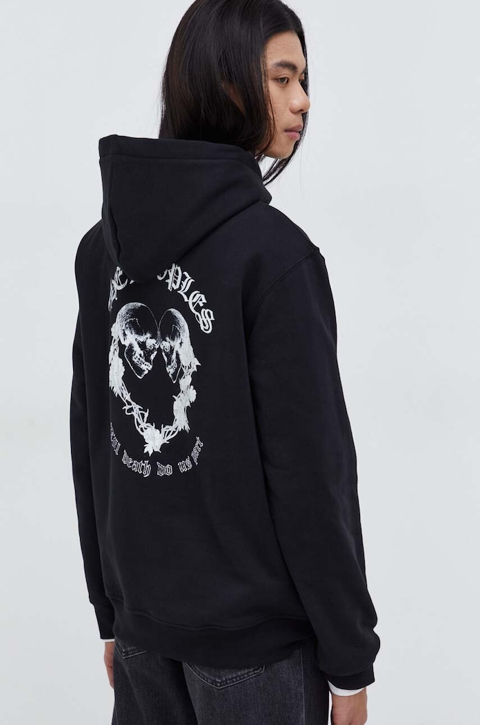 Дрехи Памучен суичър The Kooples HSWE28017K черен