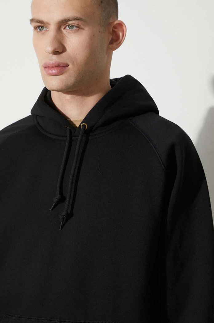 Carhartt WIP felpa Hooded Chase Sweat I033661.00FXX nero