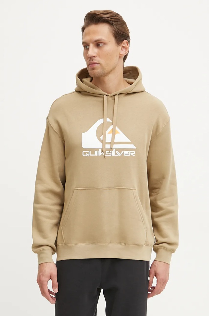 Mikina Quiksilver s kapucí zelená AQYFT03356