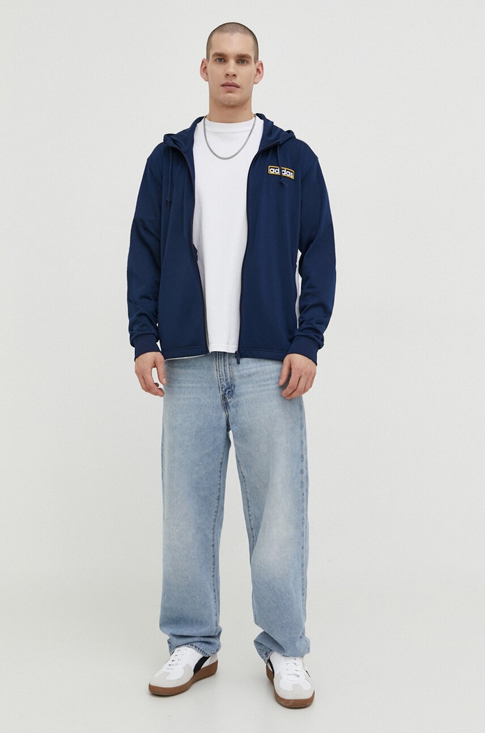 Μπλούζα adidas Originals Heawyn Adicolor Adibreak Full-Zip Hoodie IM8208 μπλε SS24