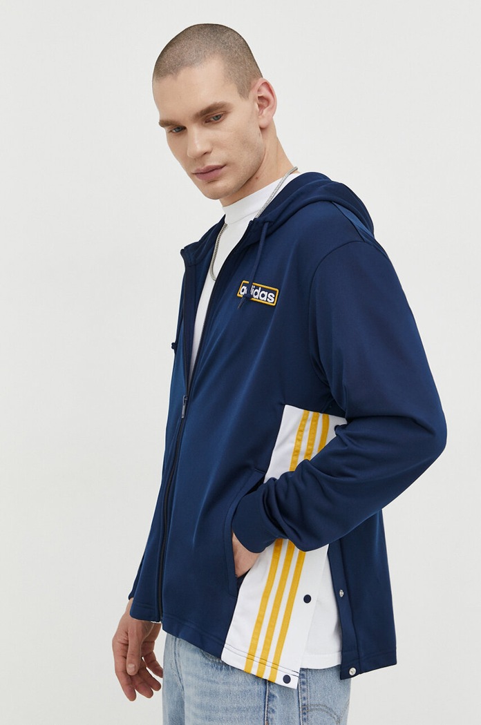 Μπλούζα adidas Originals Heawyn Adicolor Adibreak Full-Zip Hoodie μπλε IM8208