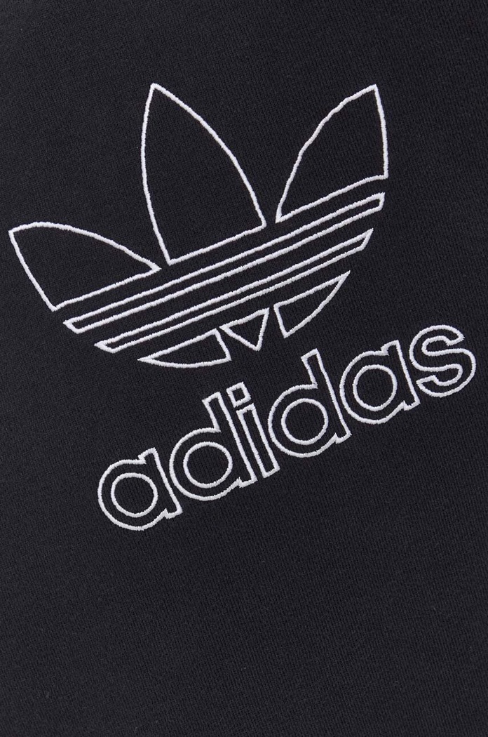 Βαμβακερή μπλούζα adidas Originals Heawyn IU2350 μαύρο