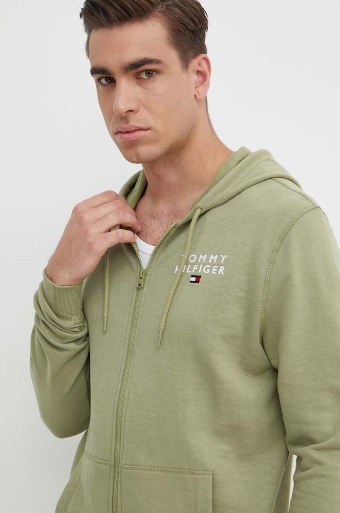 Μπλούζα Tommy Hilfiger πράσινο UM0UM02879
