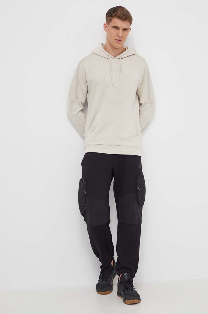 Bavlnená mikina EA7 Emporio Armani PJTKZ.3DPM65.1946 béžová SS24