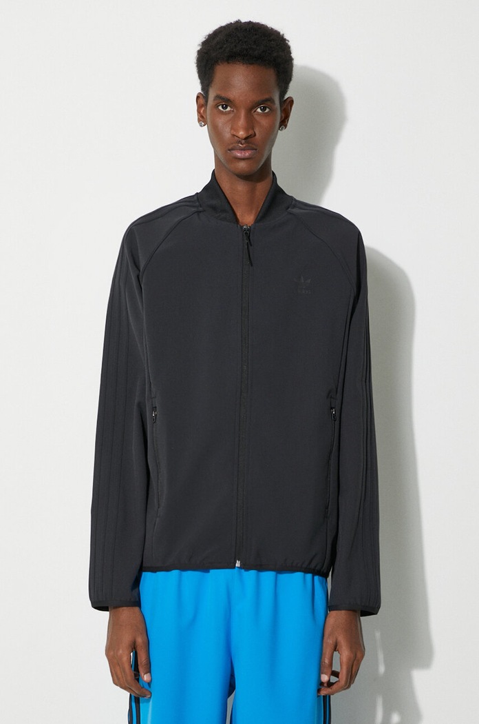 Суичър adidas Originals SST Bonded Track Top черен IM9883