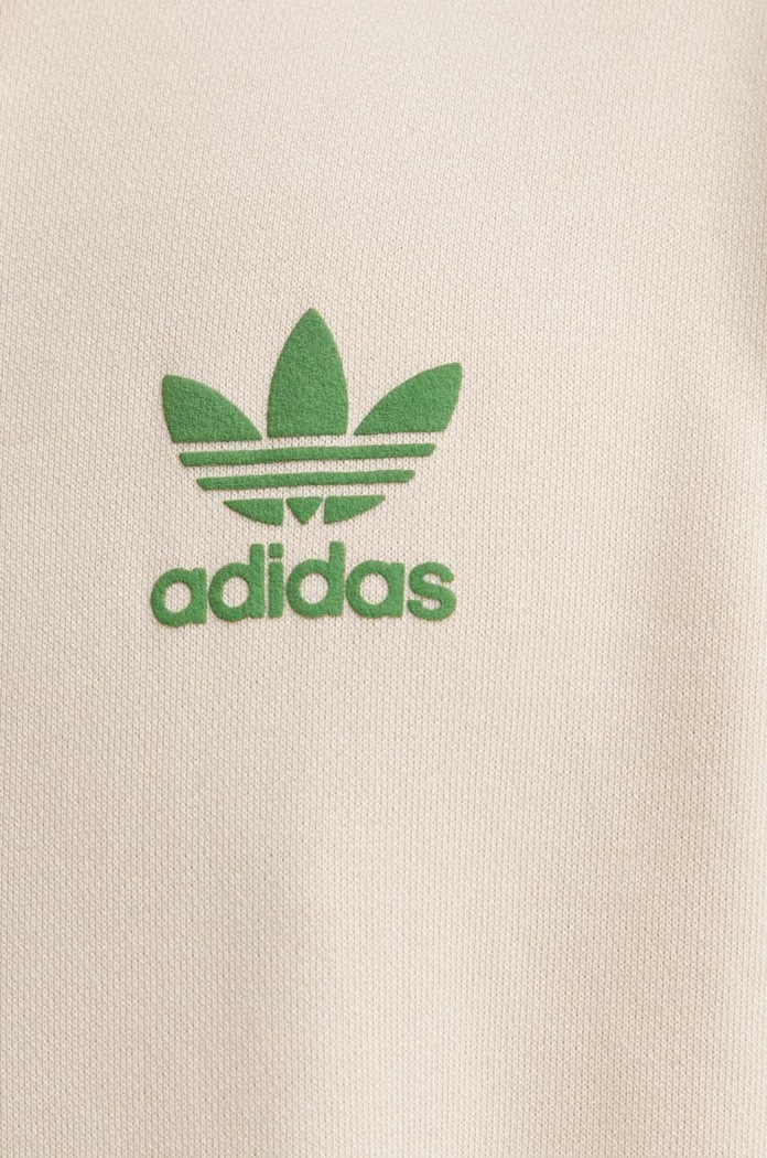 Bavlněná mikina adidas Originals IR9309 béžová