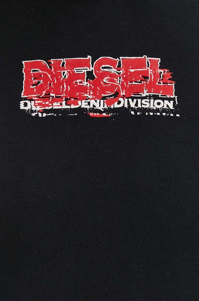 Mikina Diesel S-GINN-HOOD-K37 A12513.0HAYT čierna