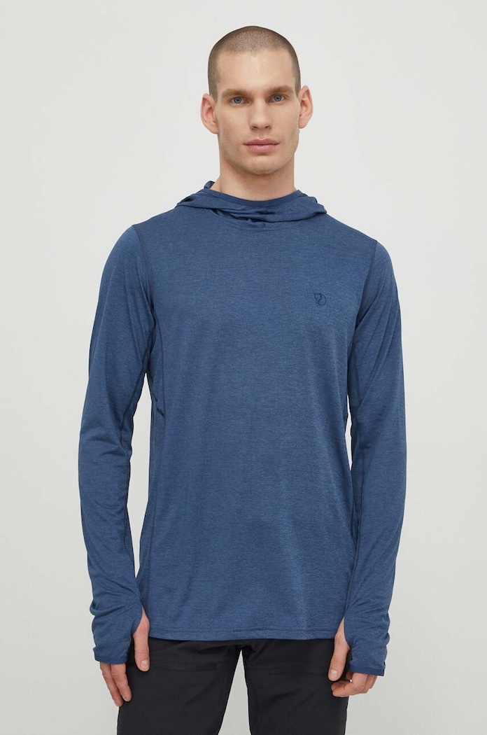 Fjallraven bluza sportowa Abisko Sun F87199.534 niebieski SS24