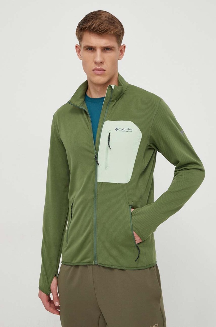 Columbia bluza sportowa Triple Canyon aplikacja zielony 2072065