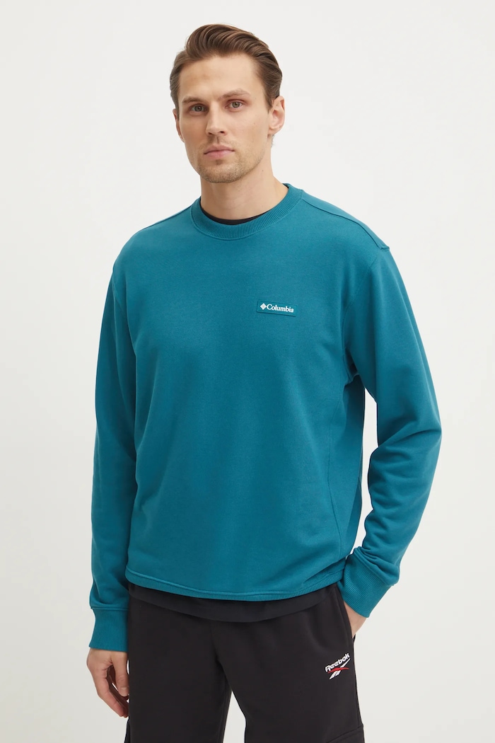 Dukserica Columbia s elastinom tirkizna 2072801