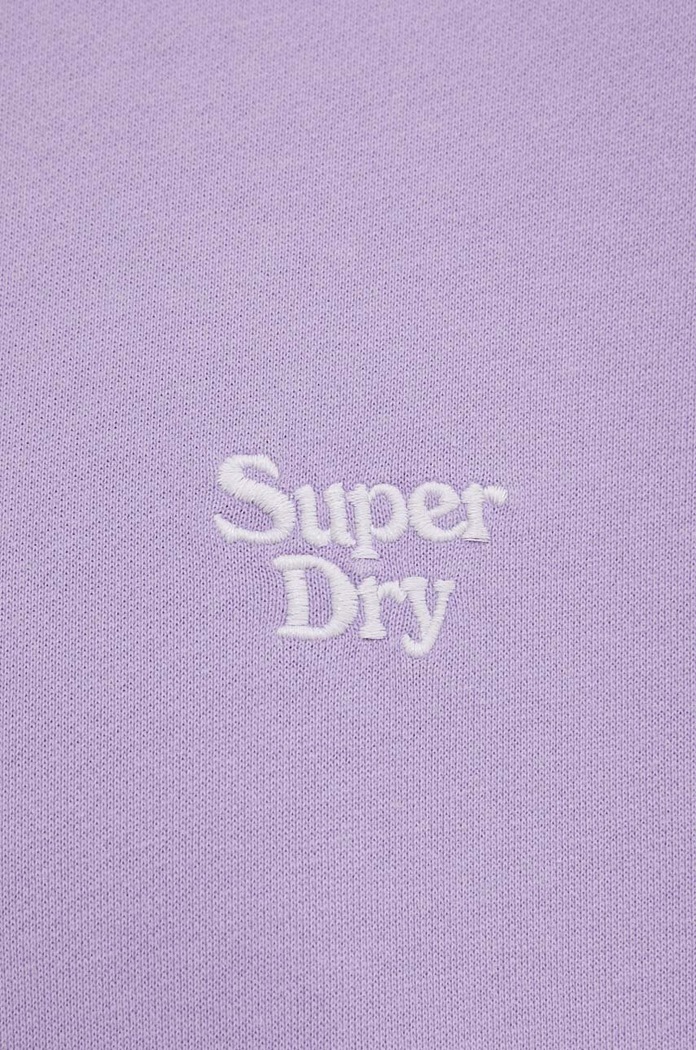 Hanorac de bumbac Superdry violet M2013242A.2LT