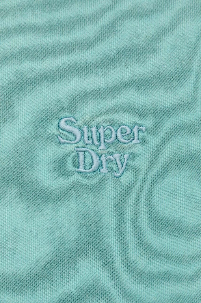 Superdry bluza bawełniana M2013242A.NQ6 turkusowy