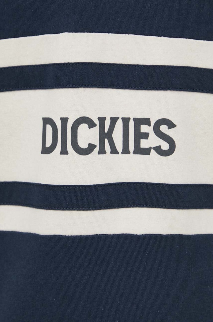 Pamučna majica dugih rukava Dickies YORKTOWN RUGBY LS DK0A4YRA mornarsko plava