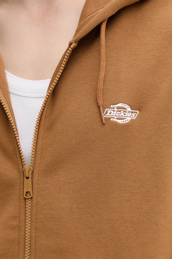 Bluza SUMMERDALE ZIP THROUGH Dickies brązowy DK0A4YQA