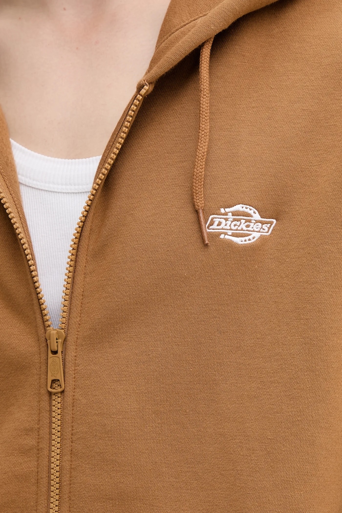 Bluza SUMMERDALE ZIP THROUGH Dickies brązowy DK0A4YQA
