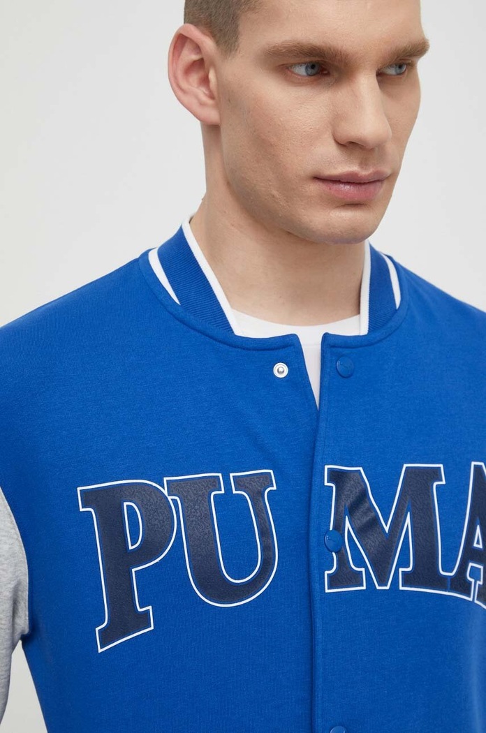 Mikina Puma SQUAD modrá 678971