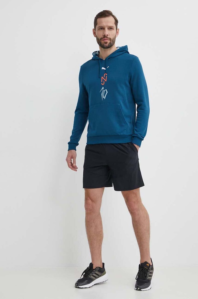 Tepláková mikina Puma Neymar JR 658955 tyrkysová SS24
