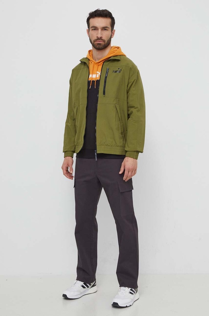 Puma Bluza 675173 pomarańczowy SS24