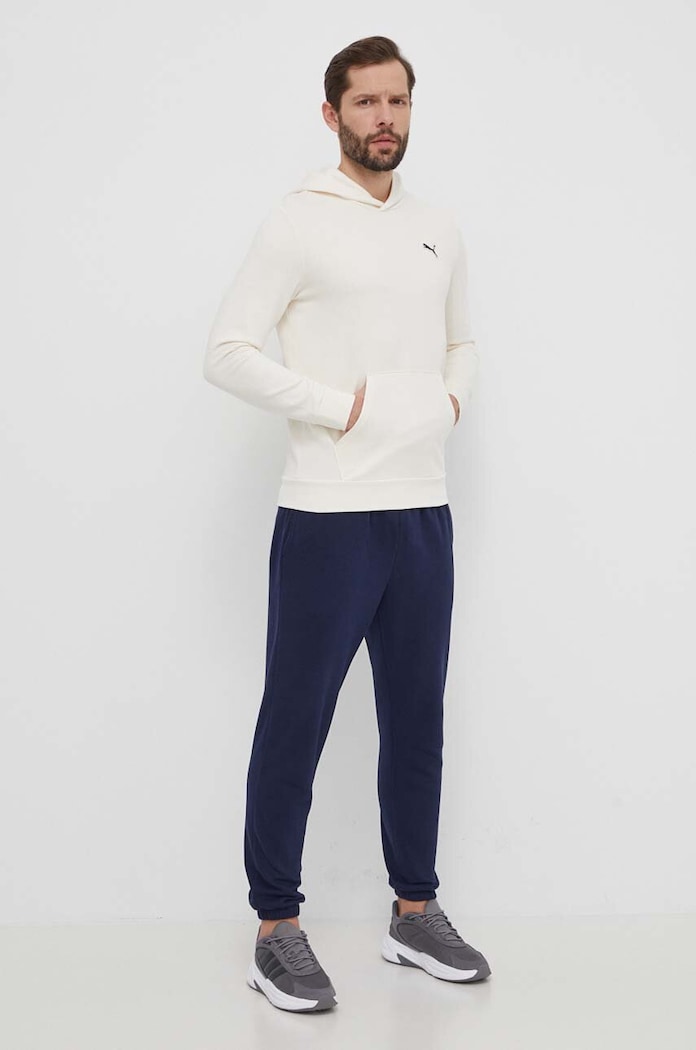 Puma hanorac de bumbac BETTER ESSENTIALS 675978 bej SS24