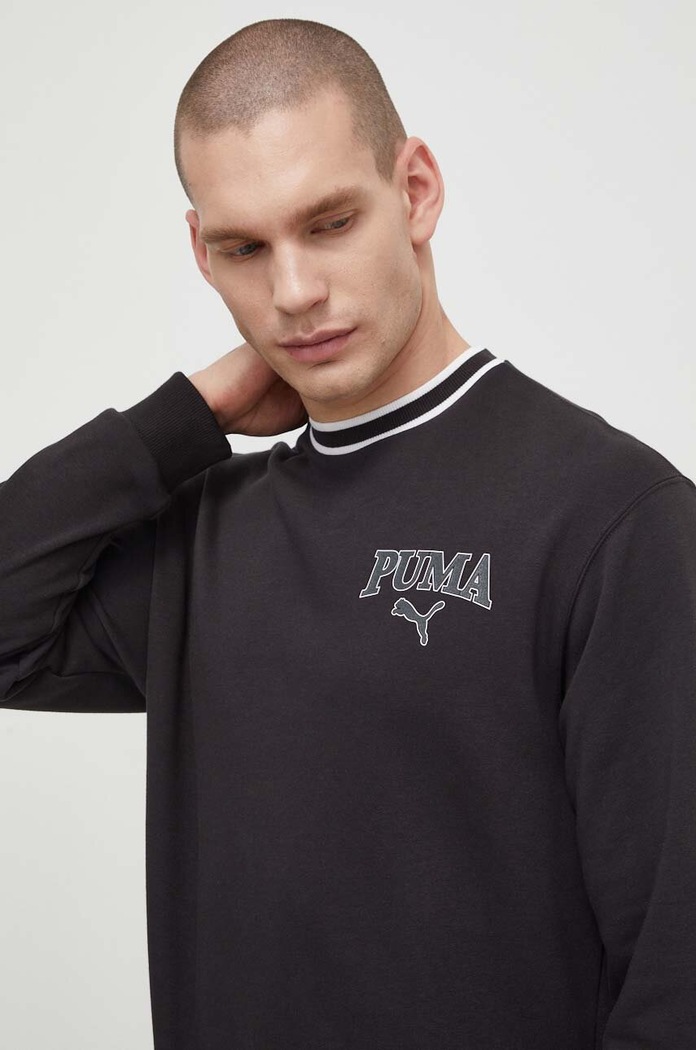 Puma felső SQUAD nyomtatásos fekete 678970