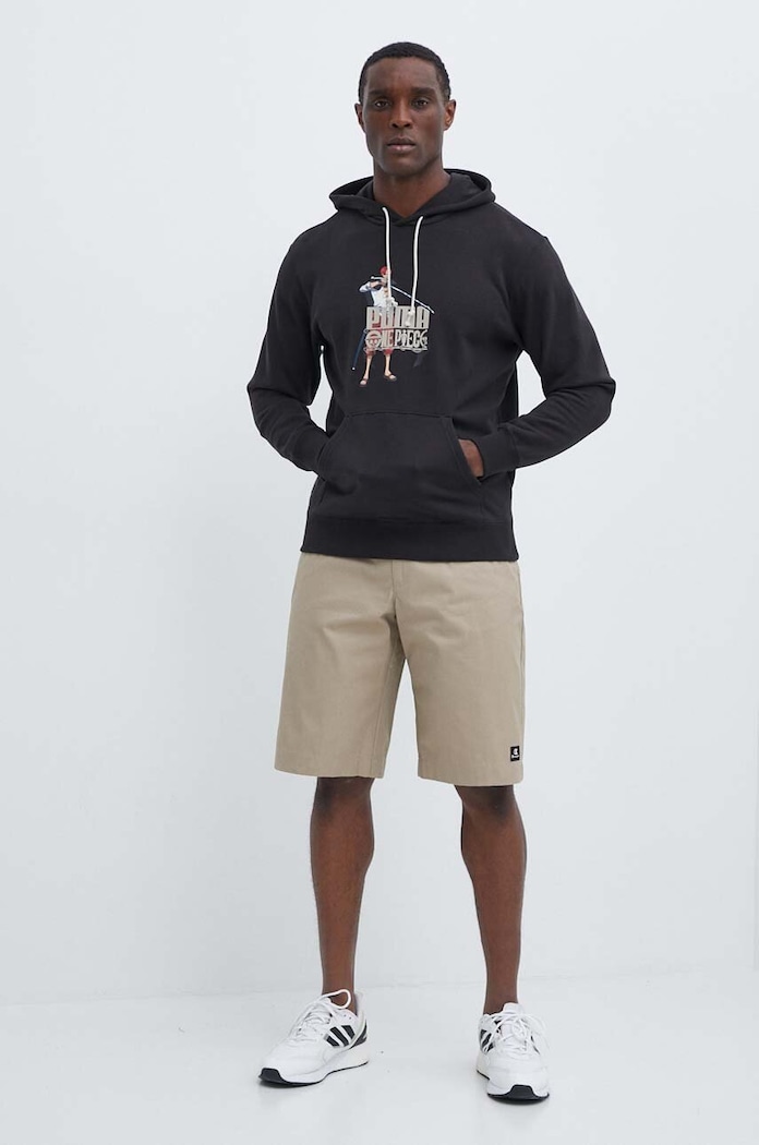 Bombažen pulover Puma PUMA X ONE PIECE 624666 črna SS24