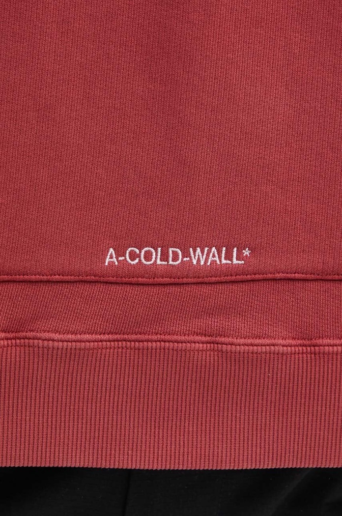Pamučna dukserica A-COLD-WALL* Cubist Hoodie ACWMW173 bordo