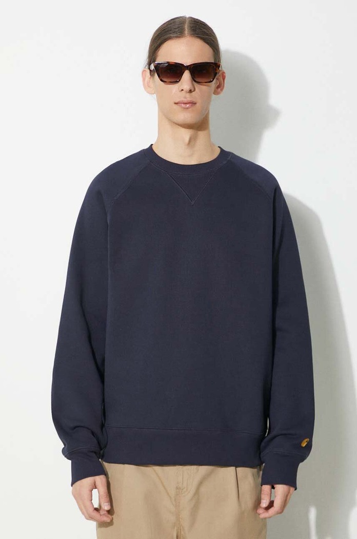 Carhartt WIP Кофта Carhartt WIP Chase Sweat темно-синій I033660.00HXX
