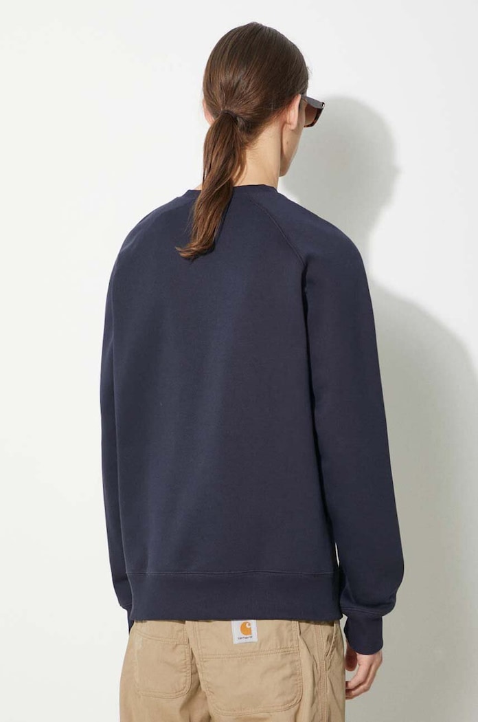 Одяг Carhartt WIP Кофта Carhartt WIP Chase Sweat I033660.00HXX темно-синій