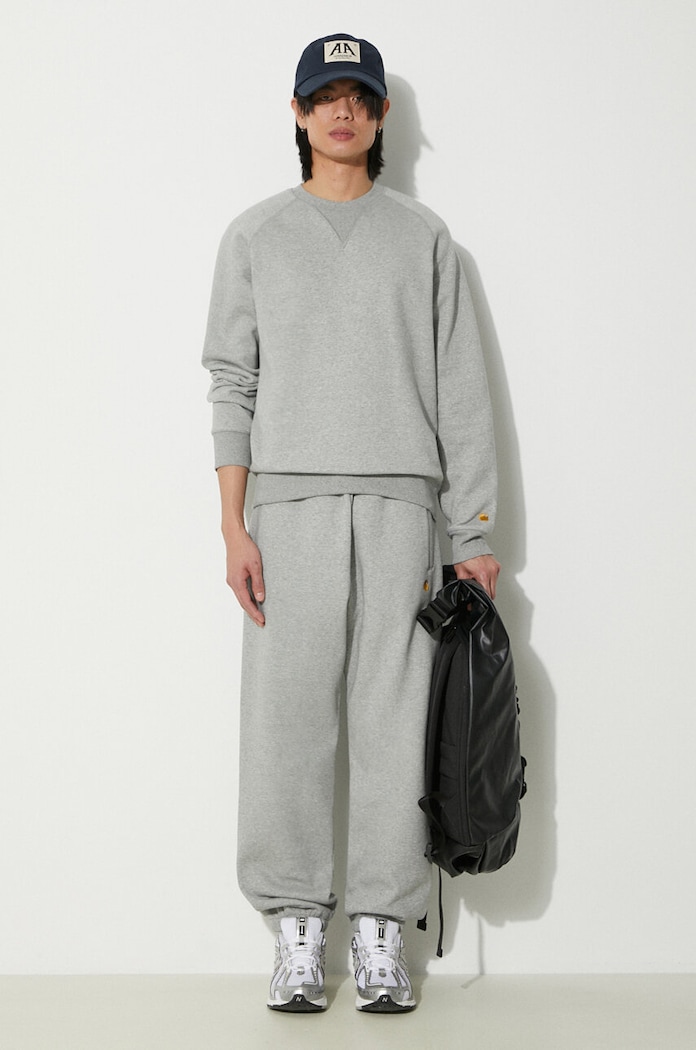 Carhartt WIP bluza Chase Sweat I033660.00MXX szary AW24