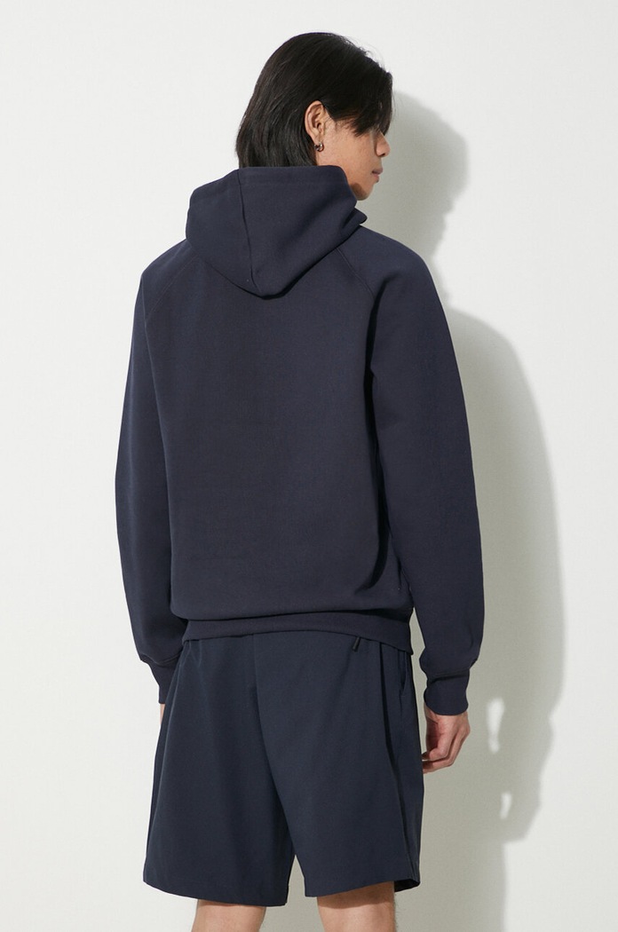 Odzież Carhartt WIP bluza Hooded Chase Sweat I033661.00HXX granatowy