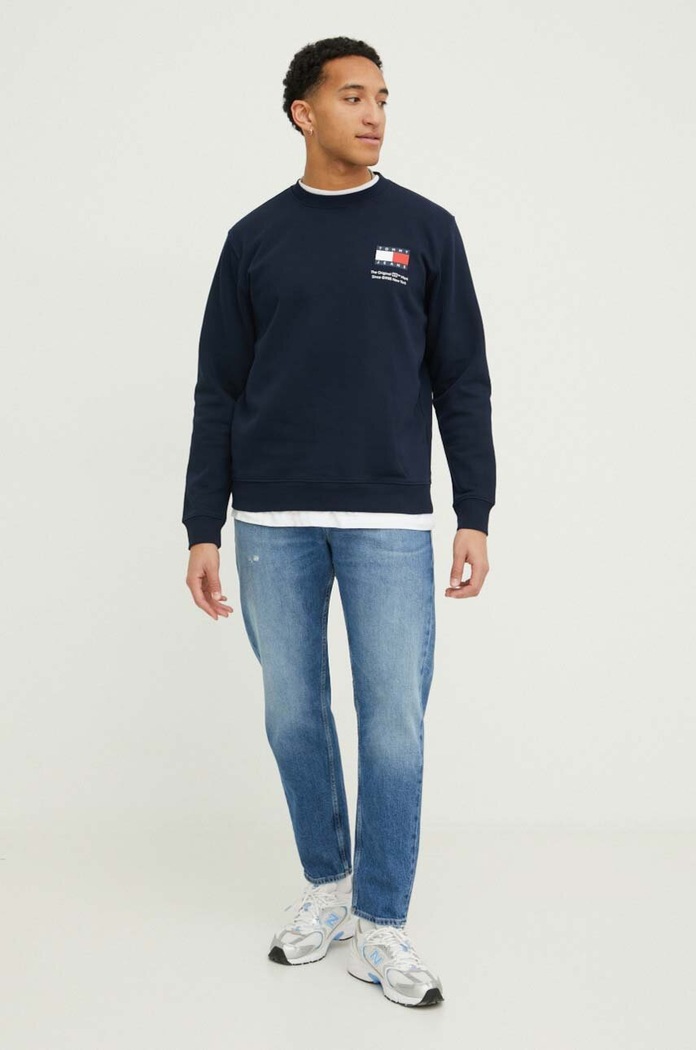 Mikina Tommy Jeans DM0DM18913 námořnická modř SS24