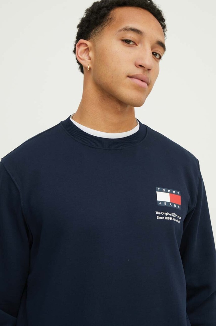 Mikina Tommy Jeans námořnická modř DM0DM18913