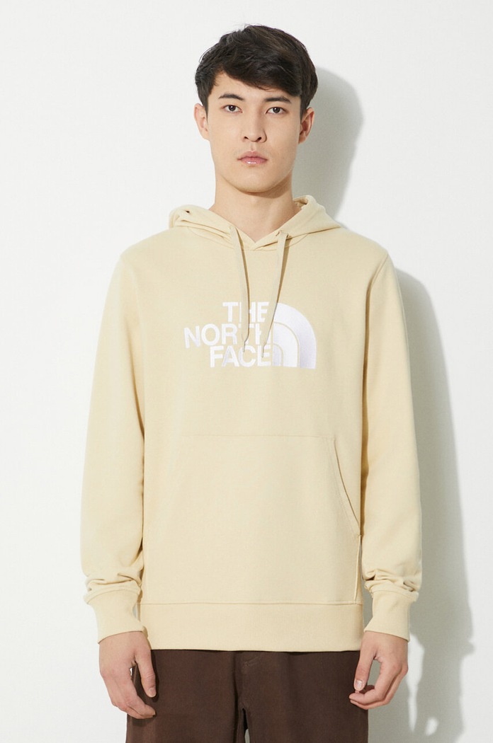 Bavlnená mikina The North Face M Light Drew Peak Pullover Hoodie bavlna béžová NF00A0TE8D61