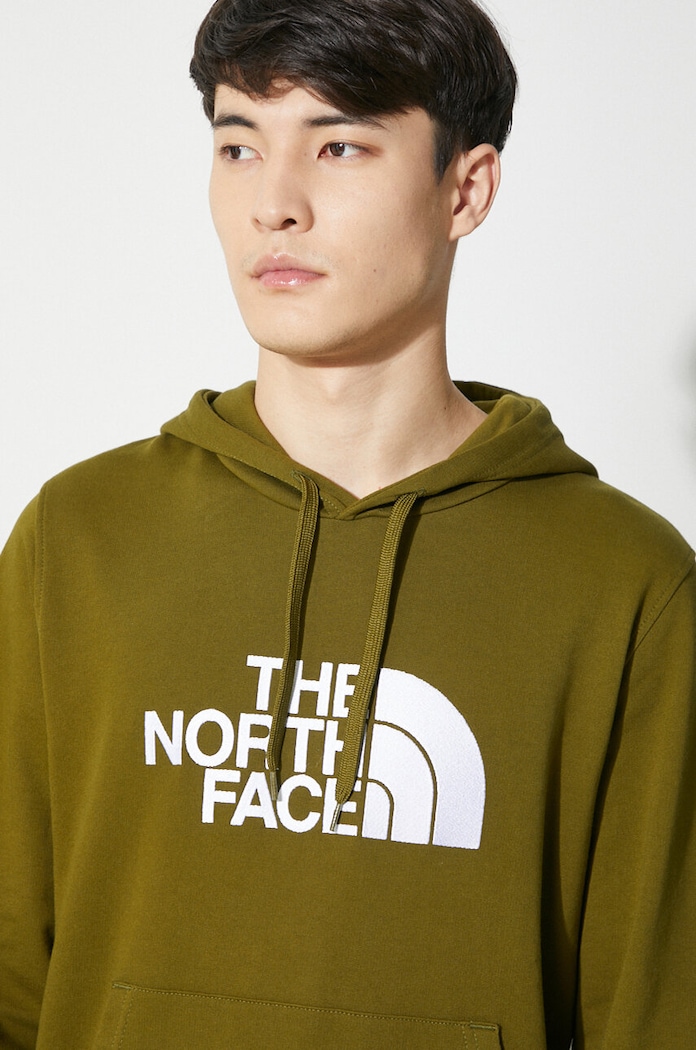 Bavlnená mikina The North Face M Light Drew Peak Pullover Hoodie NF00A0TEPIB1 zelená