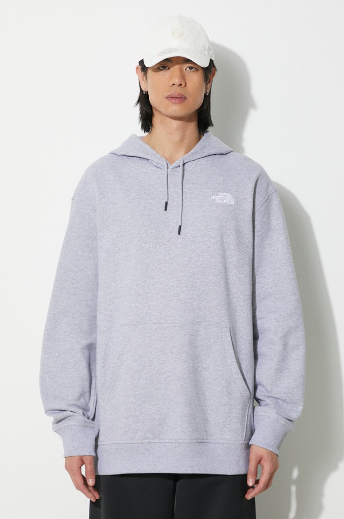 Суичър The North Face M Essential Hoodie NF0A7ZJ9DYX1 сив SS24