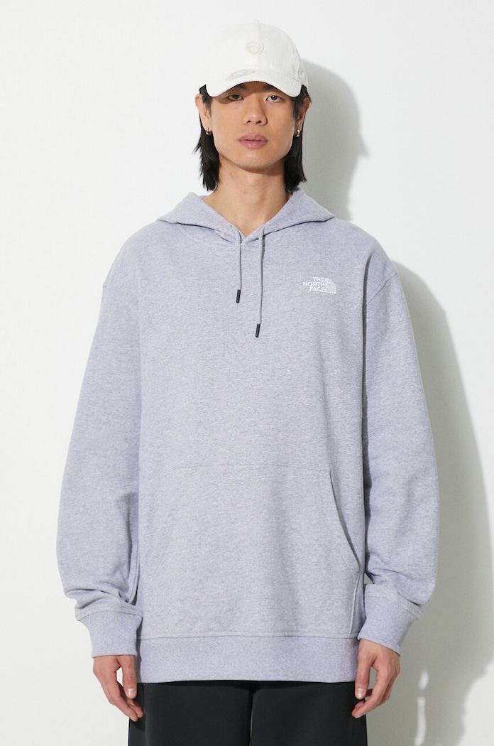 Суичър The North Face M Essential Hoodie NF0A7ZJ9DYX1 сив SS24