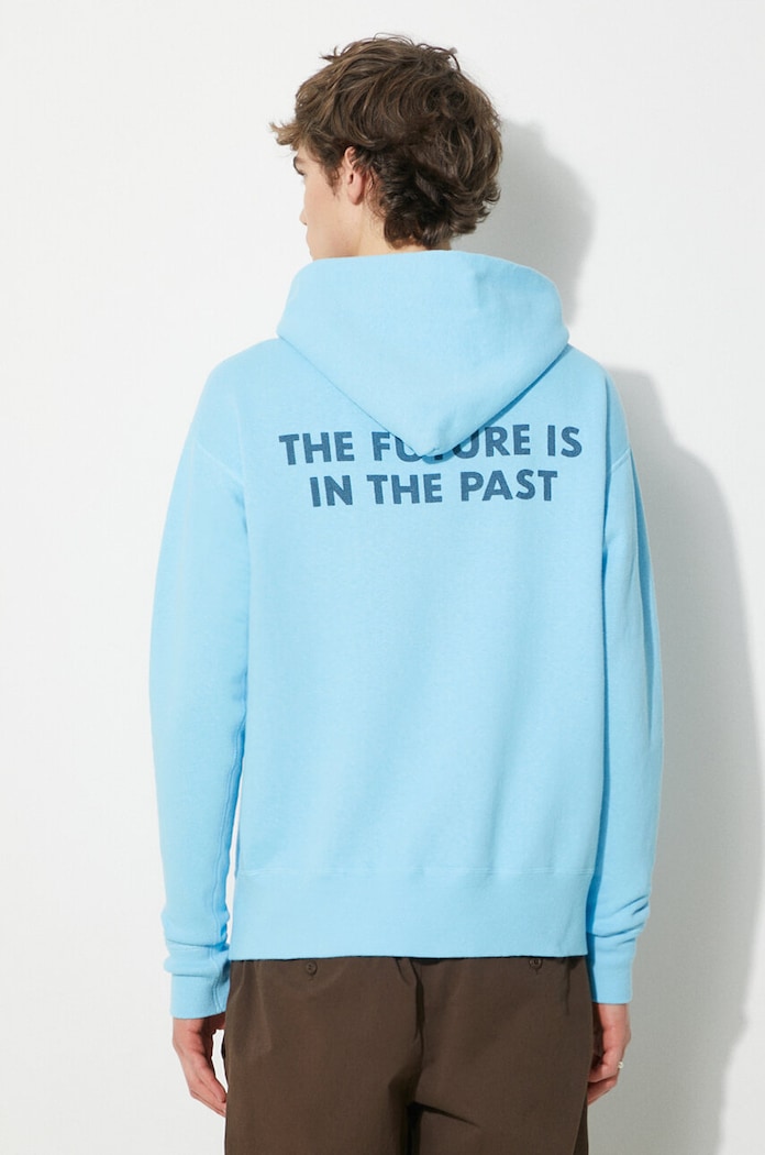 Дрехи Памучен суичър Human Made Tsuriami Hoodie HM27CS028 син