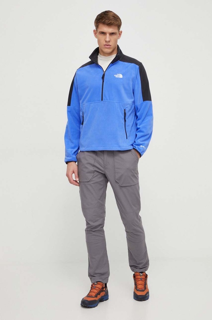 The North Face bluza sportowa Polartec 100 NF0A7ZXVRQI1 niebieski SS24