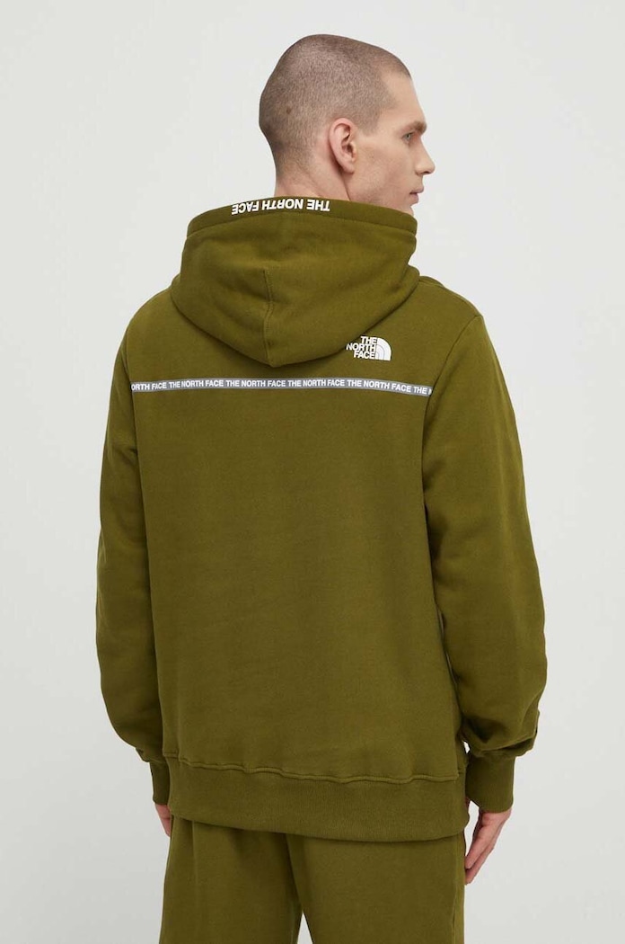 Odzież The North Face bluza bawełniana NF0A87DBPIB1 zielony