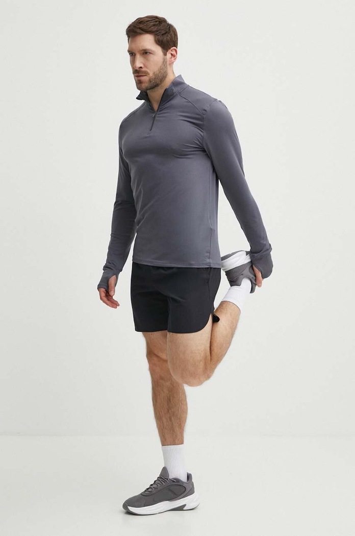 Dukserica za trčanje Under Armour Qualifier 1379288 siva AW25