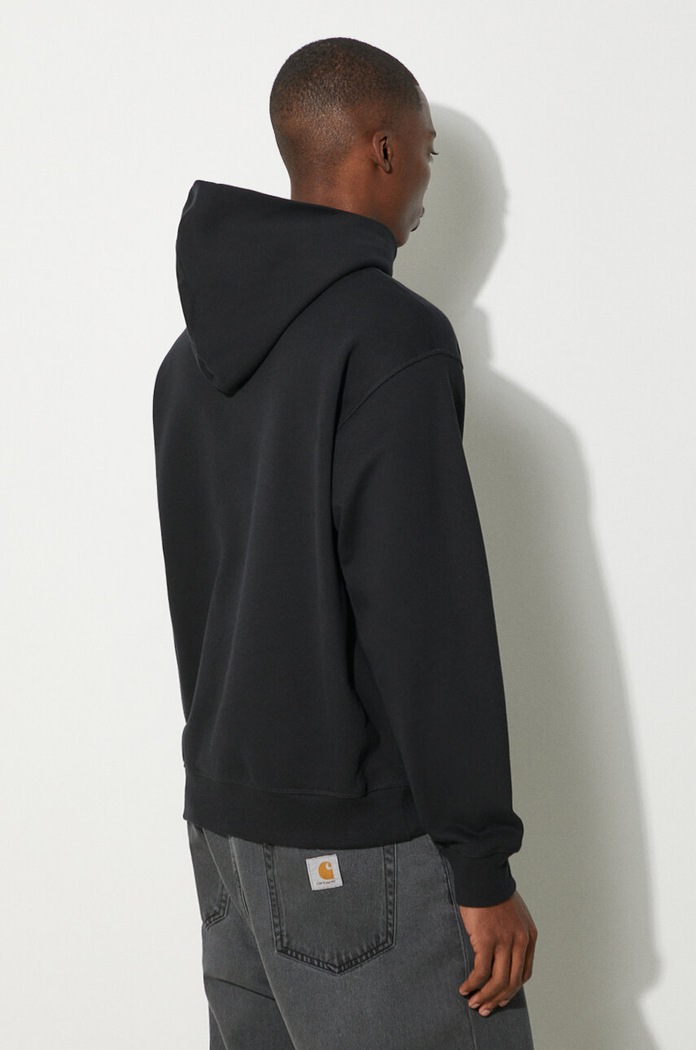 Clothing New Balance cotton sweatshirt MT41534BK black