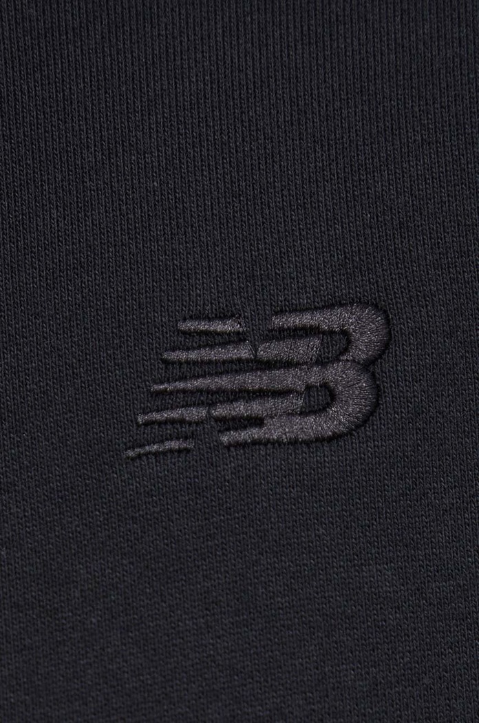 Bavlněná mikina New Balance MT41534BK MT41534BK černá