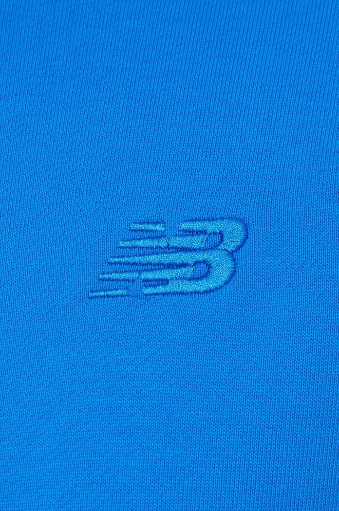 New Balance pamut melegítőfelső MT41534BUL kék