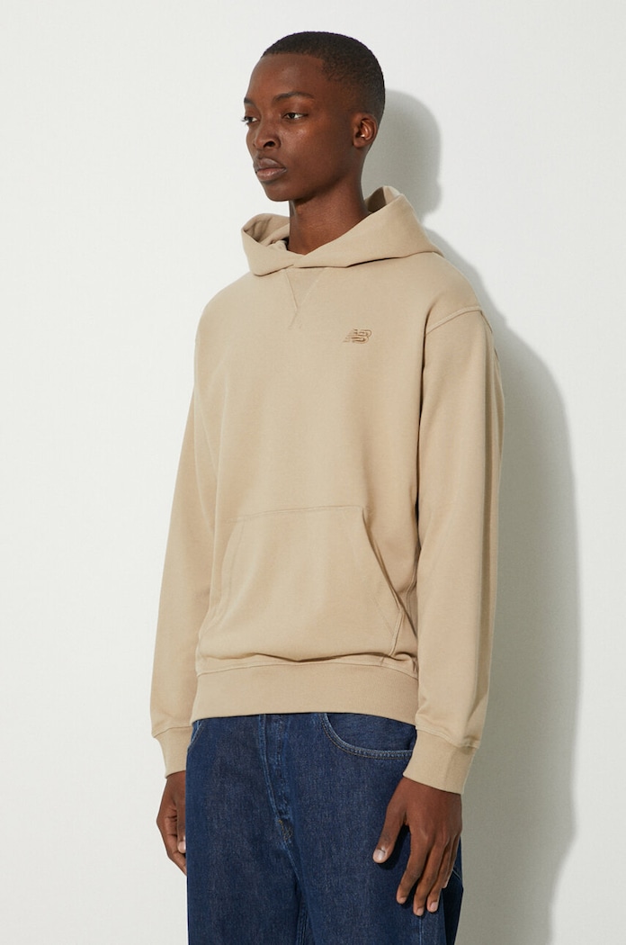 New Balance cotton sweatshirt beige MT41534SOT