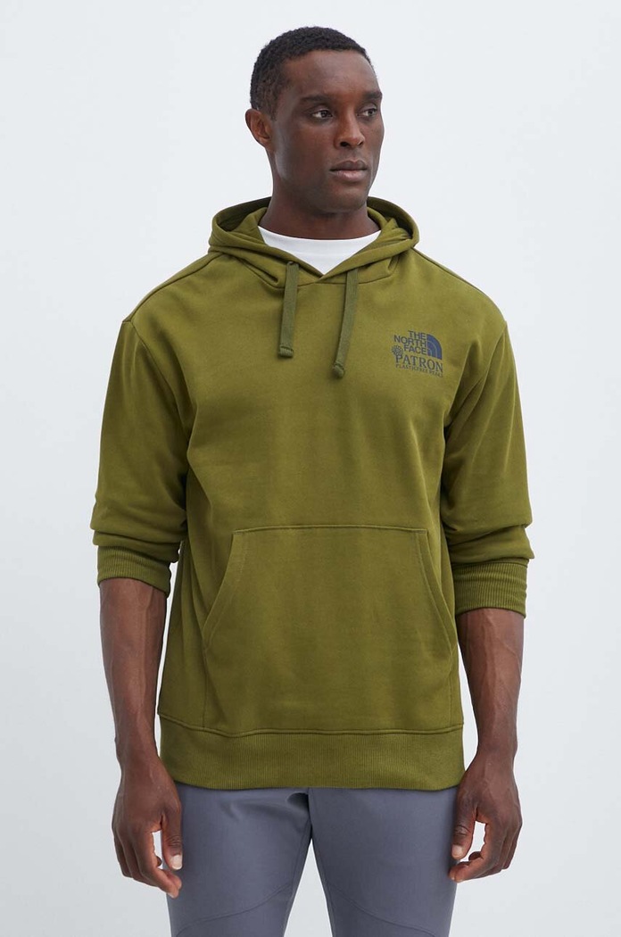 Ρούχα Βαμβακερή μπλούζα The North Face NF0A87DVPIB1 πράσινο
