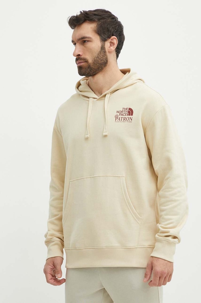 Îmbrăcăminte The North Face hanorac de bumbac NF0A87DV3X41 bej
