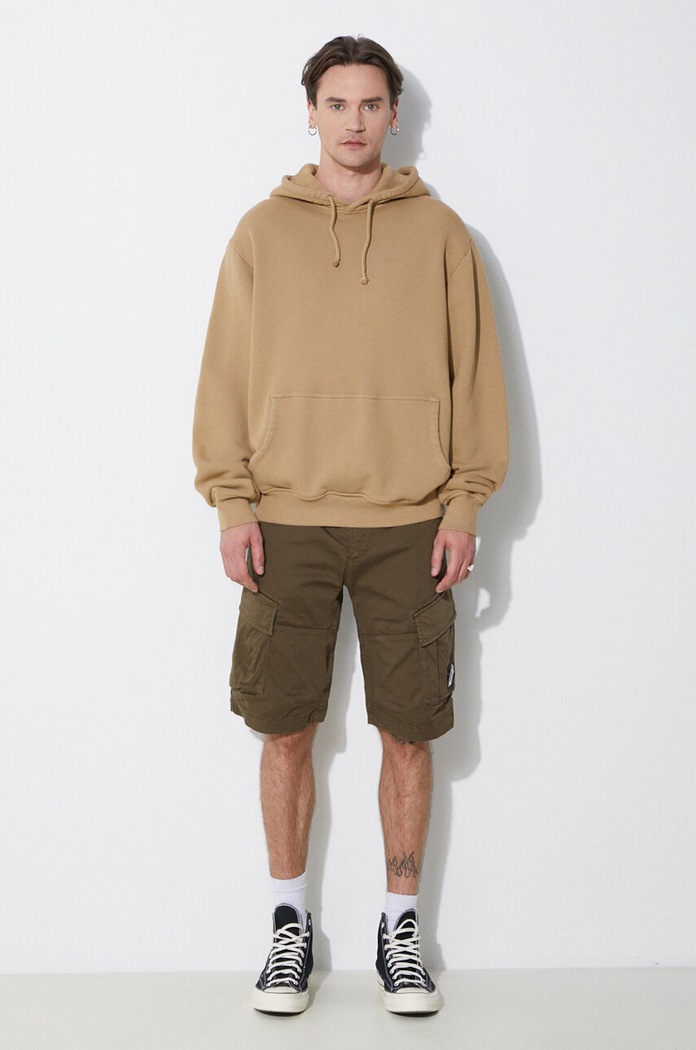 Хлопковая кофта 424 Alias Hoodie FF4SMF01AP.JE375.706 бежевый SS24